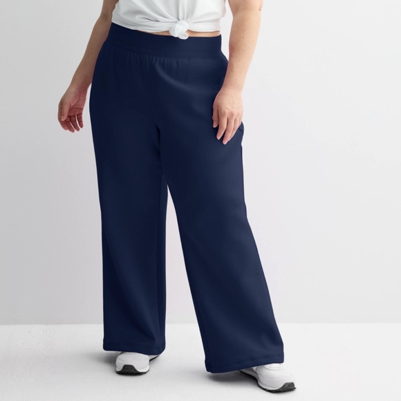 tek gear Pants - 🌼NWT Tek Gear Women's Dark Blue Wide-Leg Joggers